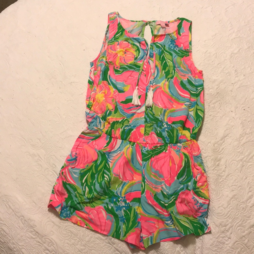 Lilly Pulitzer romper in excellent condition!
